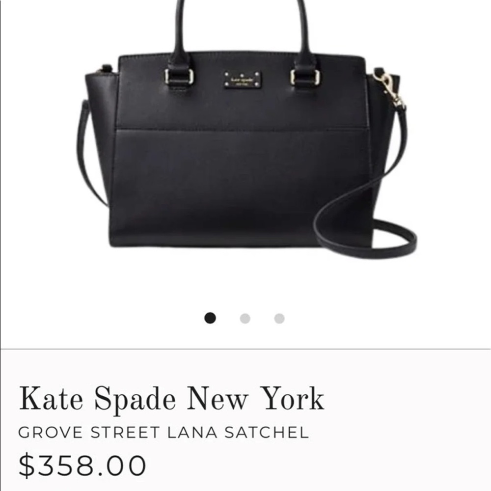 Kate Spade Grove Street Lana Satchel Black